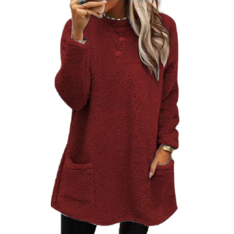 🔥Limited Time Special Discount丨Women's Warm Crew Neck Long Sleeve Top