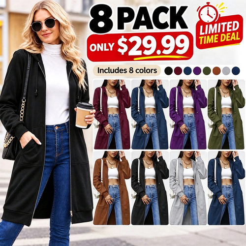 Last Day Sale 49% Off🔥Women Casual Zip up Hoodies