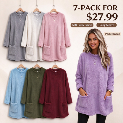 🔥Limited Time Special Discount丨Women's Warm Crew Neck Long Sleeve Top