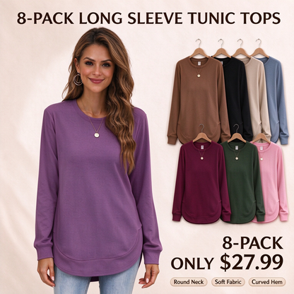 Limited time sale🔥Womens Sweatshirt Crewneck Long Sleeve Shirts Tops.
