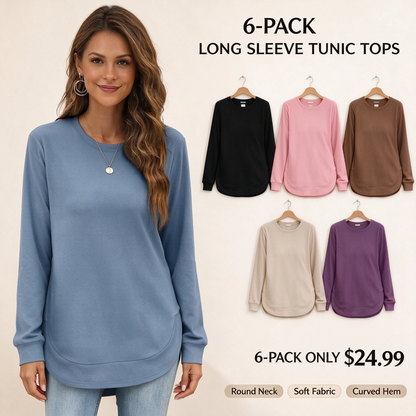 Limited time sale🔥Womens Sweatshirt Crewneck Long Sleeve Shirts Tops.