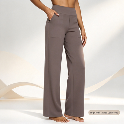 🎄 Christmas Sale! Women's High-Waist Wide Leg Pants | Limited-Time New Fleece-Lined Version