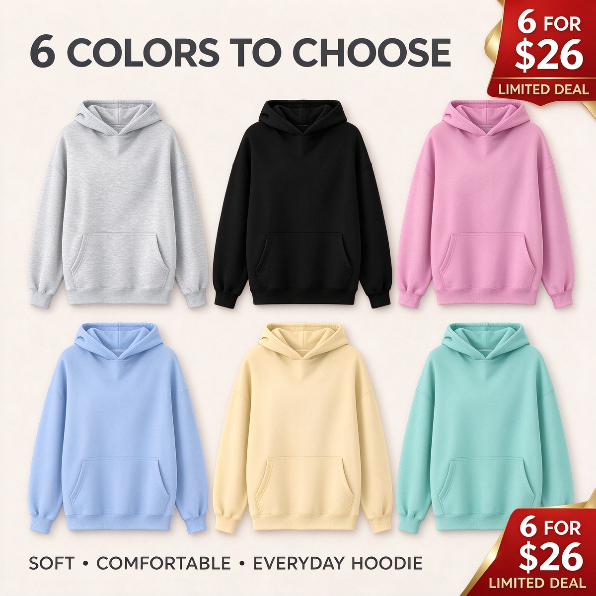 Women's Oversized Fleece Hoodie Pullover