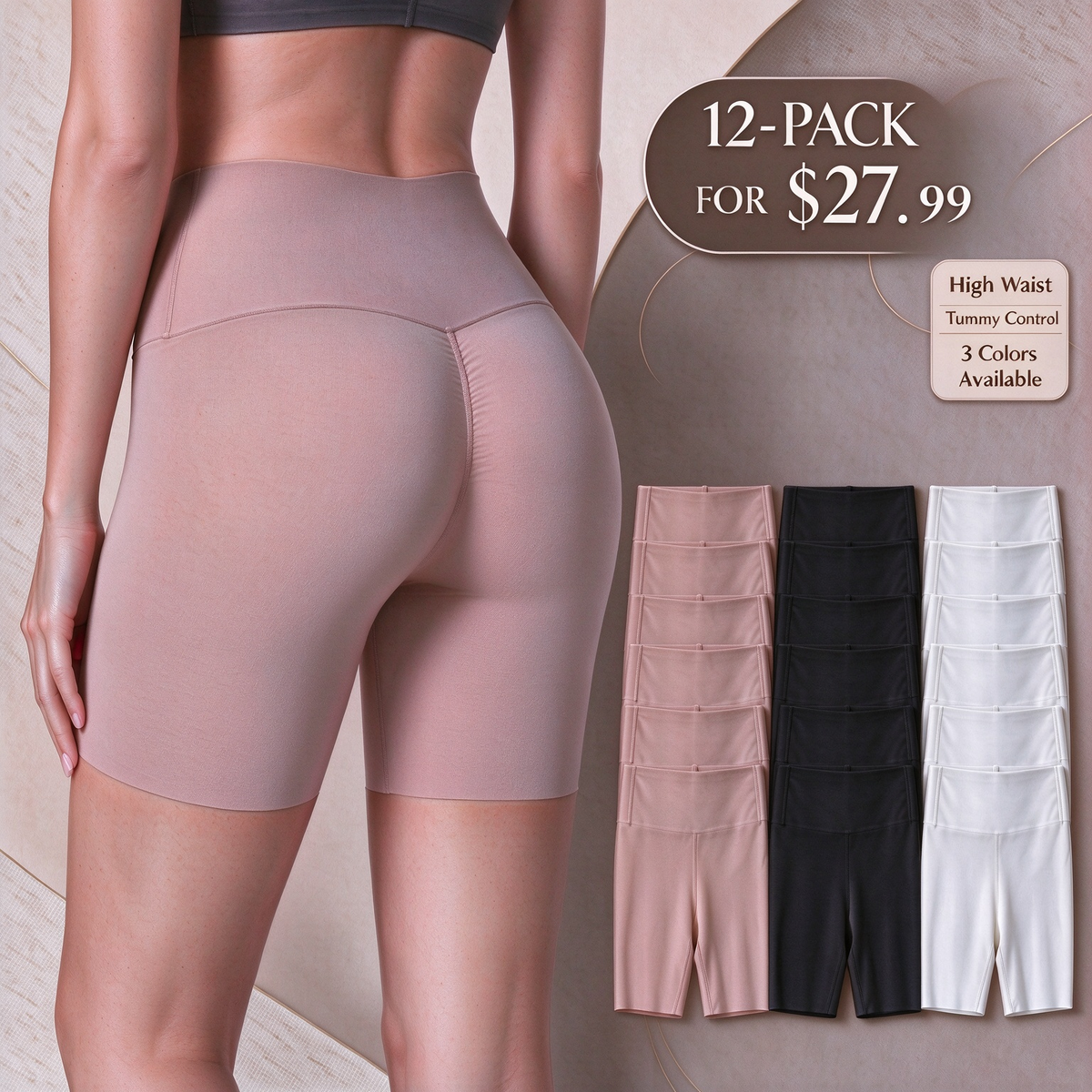 "Sculpt Fit" Seamless Slip Short