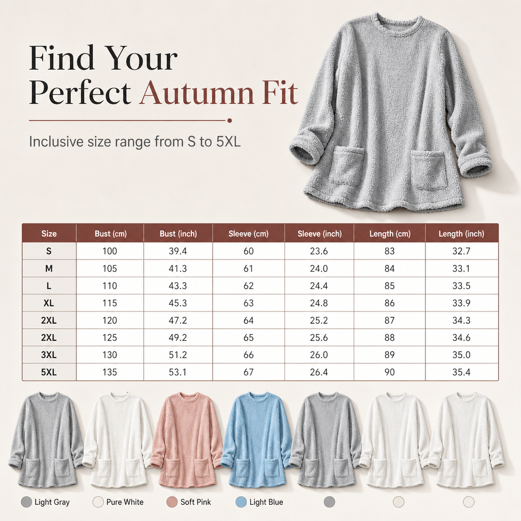 🔥Limited Time Special Discount丨Women's Warm Crew Neck Long Sleeve Top
