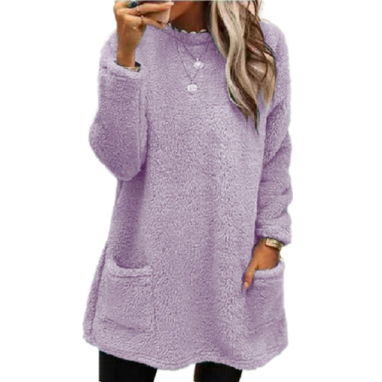 🔥Limited Time Special Discount丨Women's Warm Crew Neck Long Sleeve Top