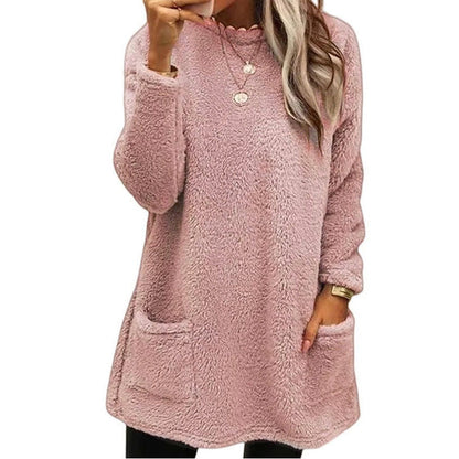 🔥Limited Time Special Discount丨Women's Warm Crew Neck Long Sleeve Top